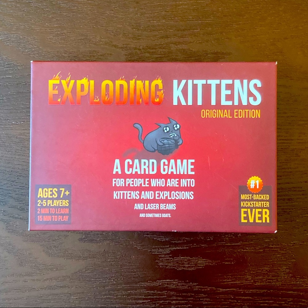 Exploding Kittens card game